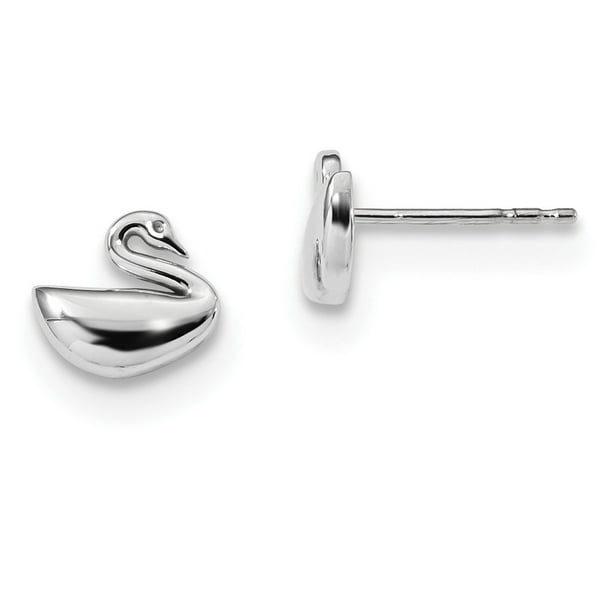 FB Jewels Solid Stainless Steel Polished Bar Post Earrings FB Jewels Solid Stainless Steel Polished Bar Post Earrings